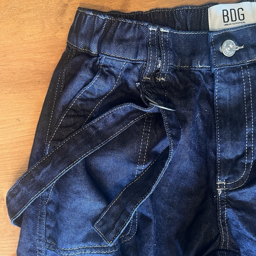 BDG Dark Blue Flare & Wide Leg Jeans